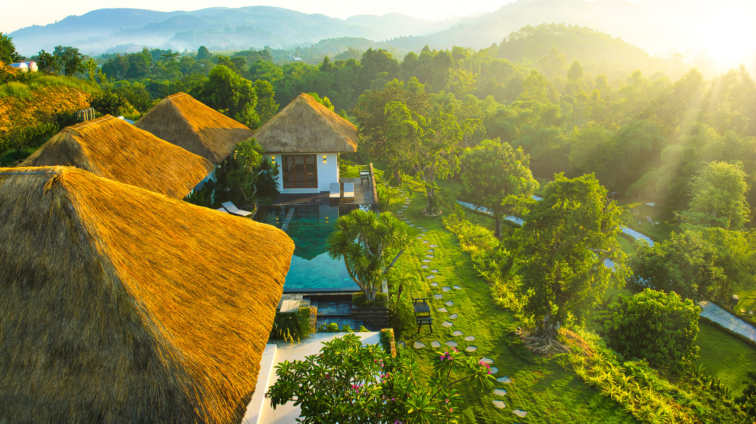 Tổng quan khuôn viên Lâm Đồng Tropical Villas